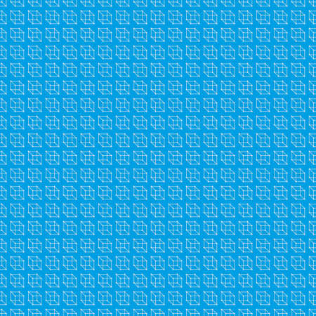Abstract vector pattern made with little cubesのイラスト素材