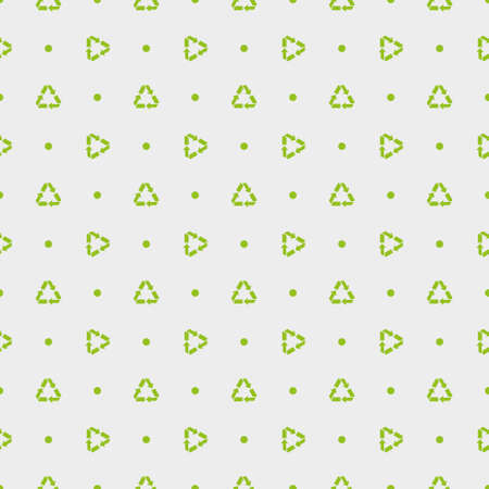 Vector pattern made with ecology symbol
