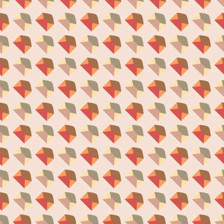 Abstract vector pattern made with little envelopesのイラスト素材