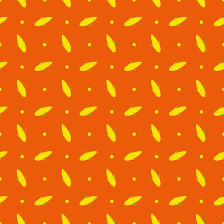 Vector pattern made with cornのイラスト素材