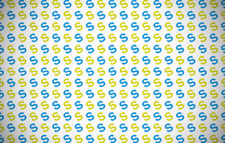 Decorated or wallpaper