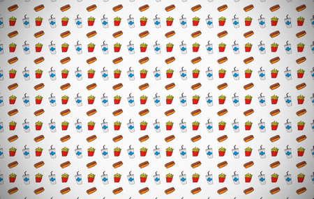 Decorated background or wallpaperの写真素材