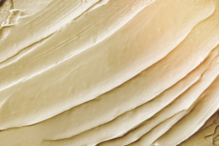 Cake frosting texture background close-up
