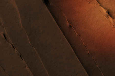 Chocolate frosting texture background close-upの写真素材