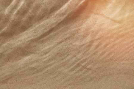 Brown background, water reflection textureの写真素材