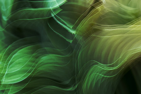 abstract green exposure background