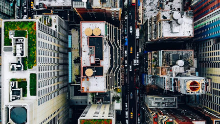 Top view of the Kuala Lumpur City.