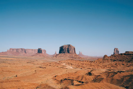 The Buttes of Monument Valley in Utah, United States of America