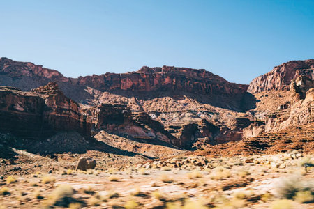 Landscape in the Valley of Fire State Park, Nevada, USA