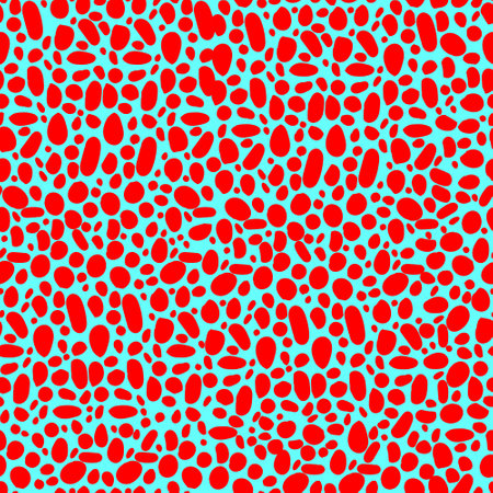 abstract simple seamless vector pattern many small dots spots on a contrasting background. Leopard backgroundのイラスト素材