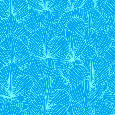 autumn leaves vector seamless pattern. background for fabrics, prints, packaging and postcardsのイラスト素材