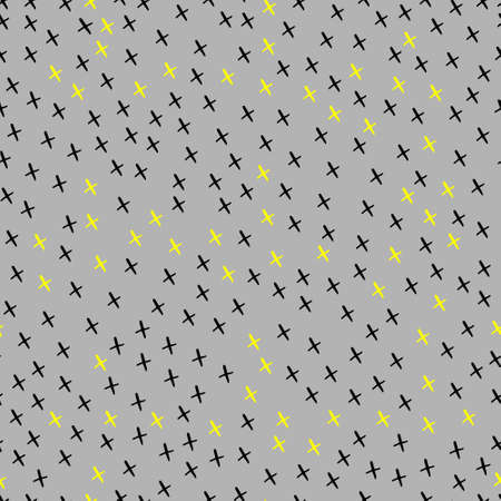 vector seamless pattern irregular crosses x on a backgroundのイラスト素材