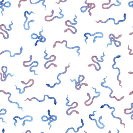 snakes bicolor gradient seamless patternの写真素材