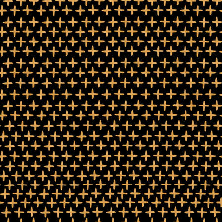 crosses abstract geometric minimalism vector seamless pattern