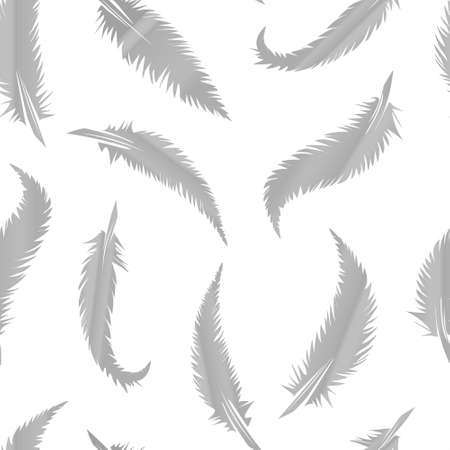 feather gradient vector seamless patternのイラスト素材
