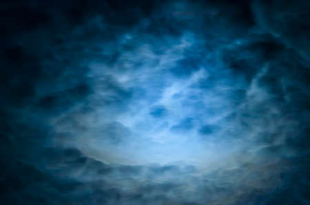 clouds at nightの写真素材