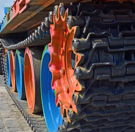 Military tank panzer trackの写真素材