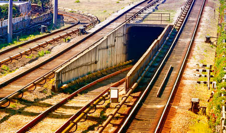 Railroad tunnelの写真素材