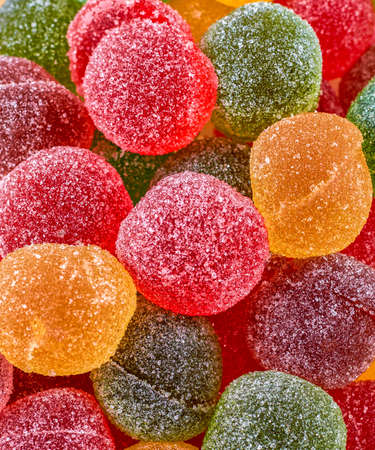 colorful jelly candies. a bunch of multi-colored marmaladeの写真素材
