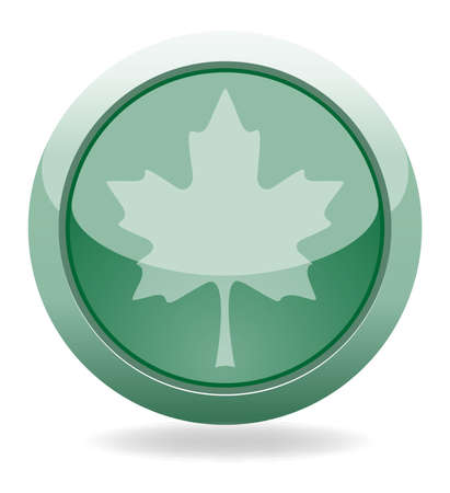 Ecology web push button iconのイラスト素材
