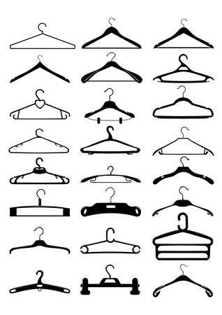 Hanger icon isolated on white backgroundのイラスト素材