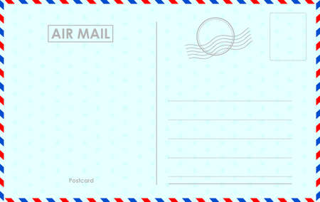 Postcard with paper texture Vector illustrationのイラスト素材
