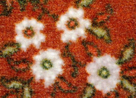 Fragment carpet. Crafts. Woven wool carpet .Folk art. Textile backgroundの写真素材