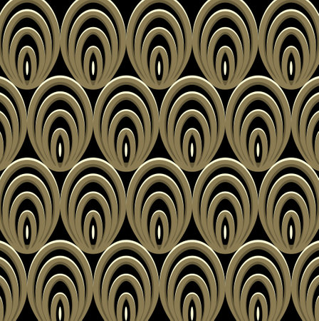Seamless geometric stylish texture. Classic Art Deco seamless pattern. Abstract retro vector...