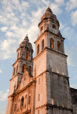 Cathedral de la Concepcion in Campeche of Mexico