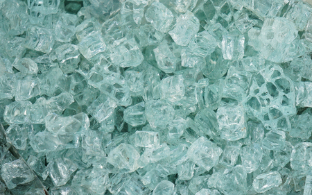 Closeup image of shattered glassの写真素材