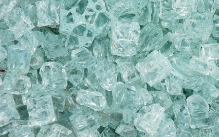 Closeup image of shattered glassの写真素材