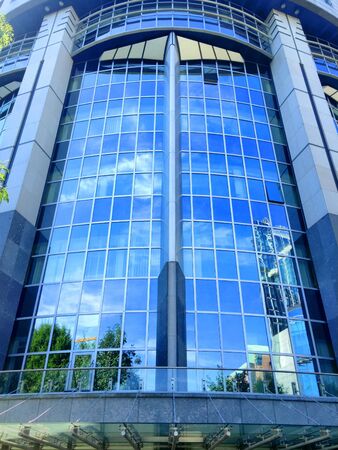 Office buildings in the European Parliament in European district in Brussels, Belgiumの素材