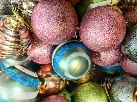 Colourfull balls For the Christmas treeの素材