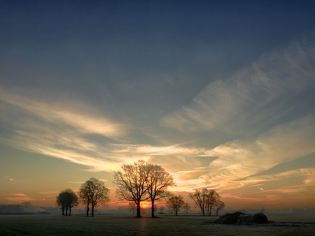 Dramatic Countryside sunriseの素材