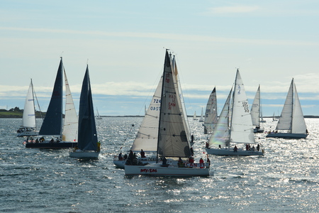 Annual Swiftsure yacht race, Victoria BC, Canada,2014 version.のeditorial素材