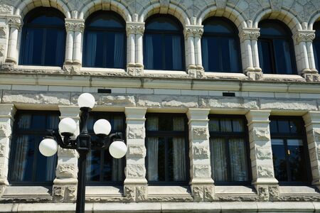 Abstract image of Parliament building in Victoria BC.の写真素材