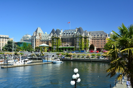 Inner harbor Victoria BCCanadaのeditorial素材