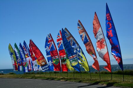 International kite festival Victoria BC Canada.のeditorial素材