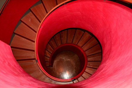 The Pink staircaseの写真素材