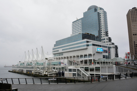 Canada Place,Vancouver Canadaのeditorial素材