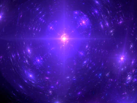 Abstract background. Purple palette. Raster fractal graphics.
