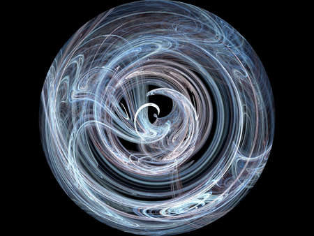 Abstract background. White - blue palette. Raster fractal graphics.の写真素材