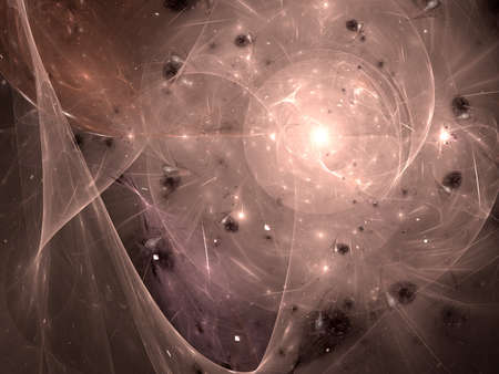 Abstract background. Pink palette. Raster fractal graphics.