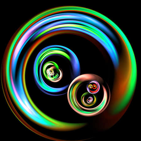 Abstract background. Multicolor palette. Raster fractal graphics.