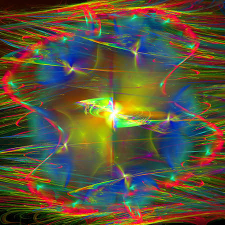 Abstract background. Multicolor palette. Raster fractal graphics.