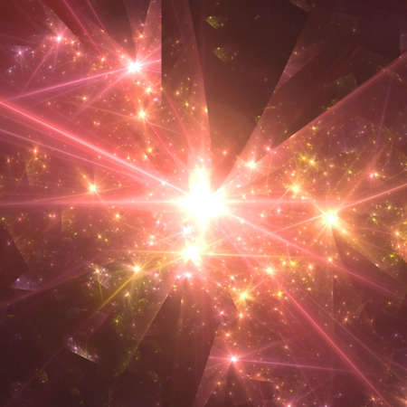 Abstract background. Pink - white palette. Raster fractal graphics.