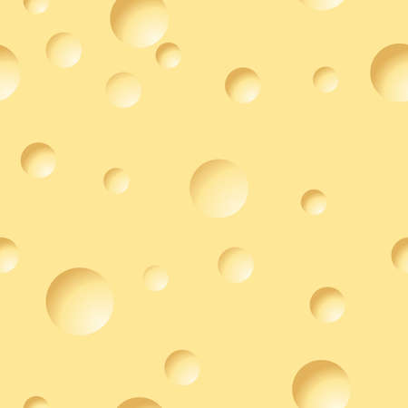 Abstract cheese background. Yellow palette. Seamless. Vector illustration.のイラスト素材