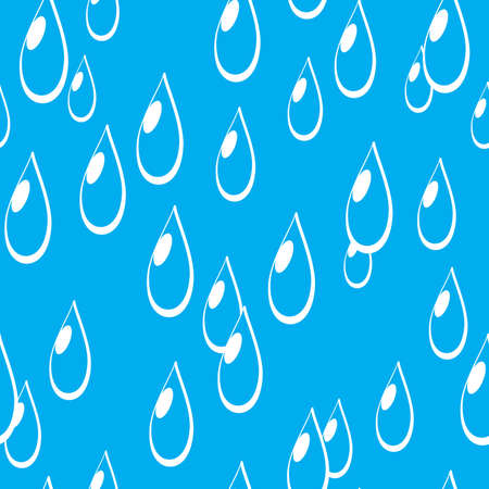 Abstract rain background. Monochrome palette. Seamless. Vector illustration.のイラスト素材