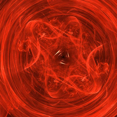 Abstract background. Red - orange palette. Raster fractal graphics.の写真素材