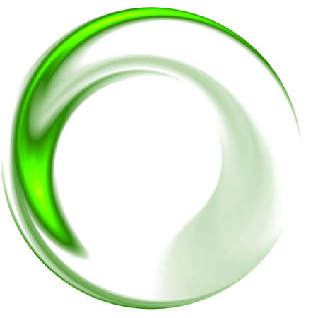 Abstract elegance background. Green - white palette. Raster fractal graphics.の写真素材